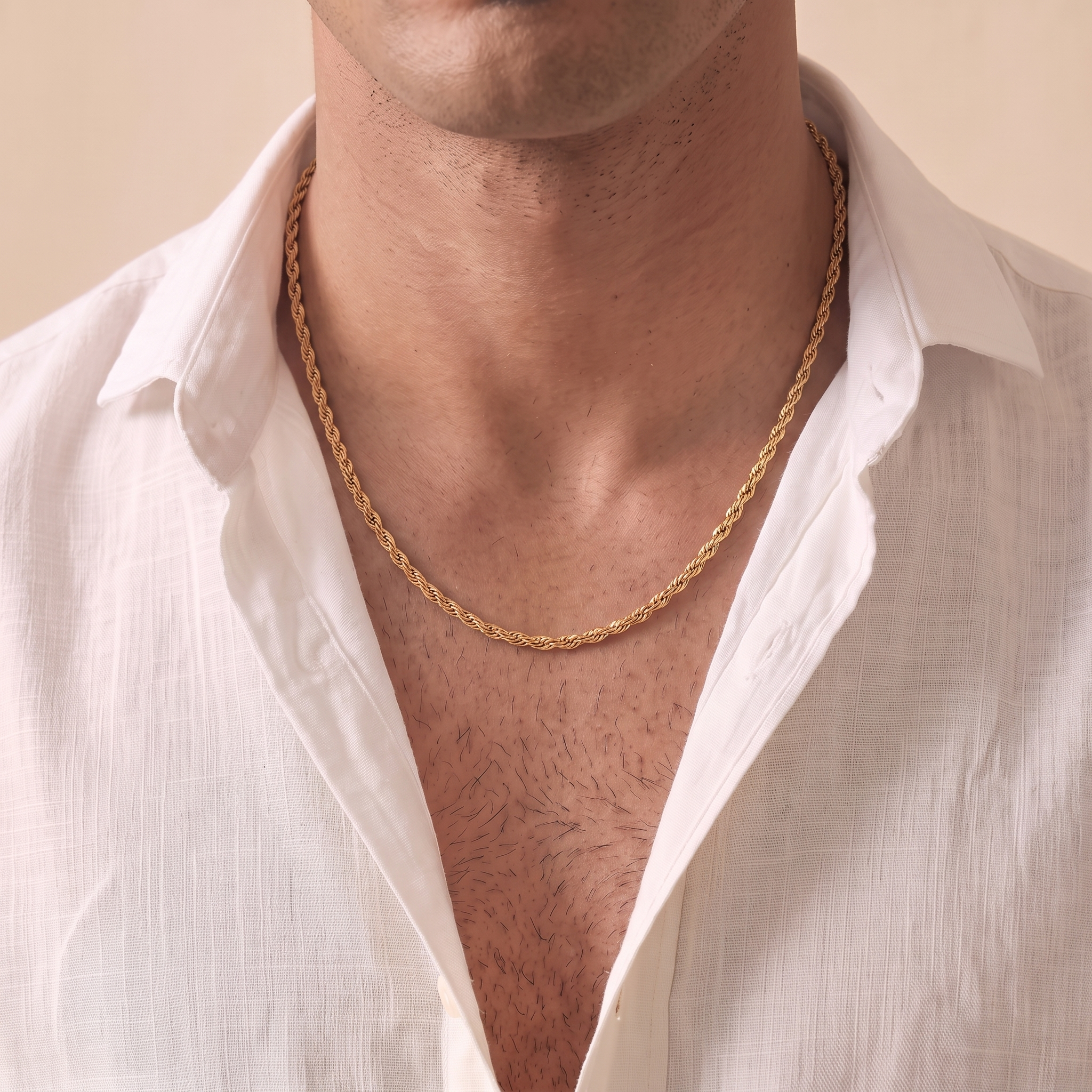 Wave Necklace Gold
