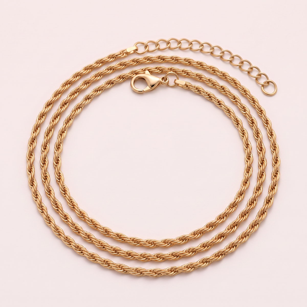 Wave Necklace Gold